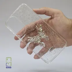 قاب گوشی فانتزی سامسونگ A15 |شاین طرح پروانه|samsung A15 - کاورما | فروشگاه اینترنتی کاورما
