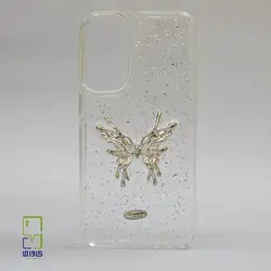 قاب گوشی فانتزی سامسونگ A15 |شاین طرح پروانه|samsung A15 - کاورما | فروشگاه اینترنتی کاورما
