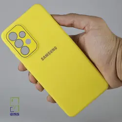 کاور سامسونگ A33 سیلبکونی زرد | samsuung A33 کاورما - کاورما | فروشگاه اینترنتی کاورما