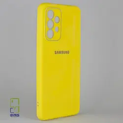 کاور سامسونگ A33 سیلبکونی زرد | samsuung A33 کاورما - کاورما | فروشگاه اینترنتی کاورما