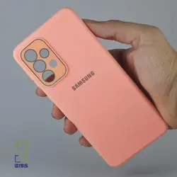 کاور سامسونگ A33 سیلبکونی گلبهی | samsuung A33 کاورما - کاورما | فروشگاه اینترنتی کاورما