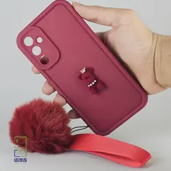 کاور سامسونگ A34 عروسکی بند دار زرشکی| samsung A34 کاورما - کاورما | فروشگاه اینترنتی کاورما