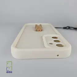 کاور سامسونگ A34 عروسکی بند دار کرمی| samsung A34 کاورما - کاورما | فروشگاه اینترنتی کاورما