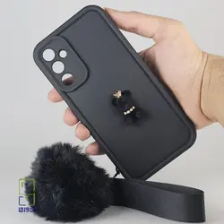 کاور سامسونگ A34 عروسکی بند دار مشکی| samsung A34 کاورما - کاورما | فروشگاه اینترنتی کاورما