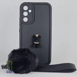 کاور سامسونگ A34 عروسکی بند دار مشکی| samsung A34 کاورما - کاورما | فروشگاه اینترنتی کاورما