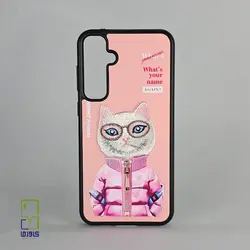 کاور گلدوزی طرح گربه | s23 fe سامسونگ - کاورما | فروشگاه اینترنتی کاورما