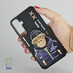 کاور گلدوزی طرح گوریل مشکی| S23 fe سامسونگ - کاورما | فروشگاه اینترنتی کاورما