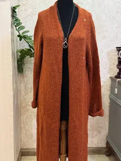 کاردیگان بافت آجری گرم بالا و پولک دوزی