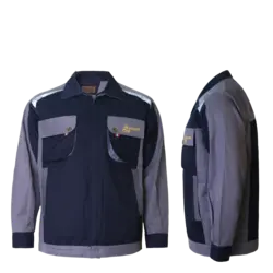 لباس کار کتان سرمه ای طوسی مکسون MAXON کد4820