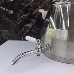 ست کتری و قوری شیردار 5 لیتر طرح ترک استیل یونیک اصل مدل UN-7297