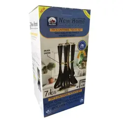 سرویس کفگیر و ملاقه 7 پارچه نیوهوم مدل 1202-GOLD