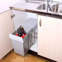 سطل زباله کابینتی مدل ریلی 25 لیتر