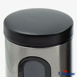 بانکه حبوبات استیل پنجره دار 1 لیتر یونیک شرکتی مدل UN-5970