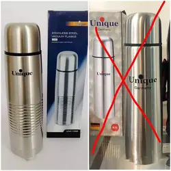 فلاسک قلمی استیل 800 میل  اصلی یونیک کد UN-1987 