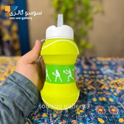 قمقمه تاشو توپ تنیس سیلیکونی 500 میلی لیتر