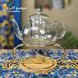 قوری تمام پیرکس 800 میلی لیتر با وارمر