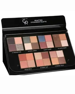 پالت سایه چشم 4 رنگ گلدن رز مدل Quattro