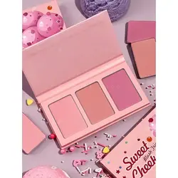 پالت رژگونه سه رنگ شیگلم مدل سوئیت چیکز sheglam sweet cheeks blush palette/971870593470