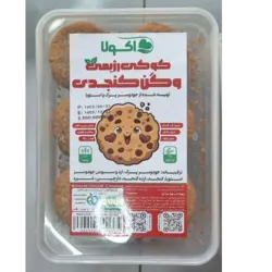 كوكي رژيمي وگن كنجدي جعبه اي اكولا
