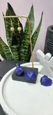 گوشواره گوی سوارسکی طلایی و منگوله