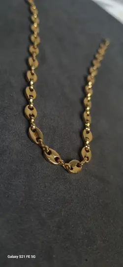 پابند کارتیر طلایی استیل رنگ ثابت