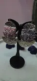 گوشواره مینیمال استیل نقره ای