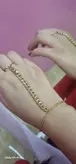 تمیمه دستبند طلایی استیل رنگ ثابت