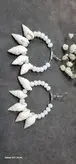 گوشواره استیل صدف طبیعی