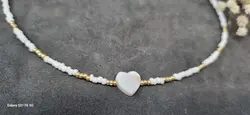گردنبند صدف طبیعی ومنجوق