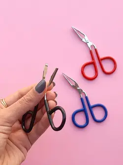 موچین ابرو قیچی تمام استیل