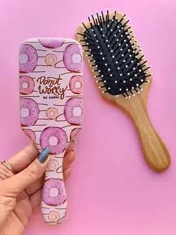 برس چوبی طرح دونات