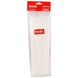 بست کمربندی Ronix RH-9994 4.8*300mm بسته 100 عددی