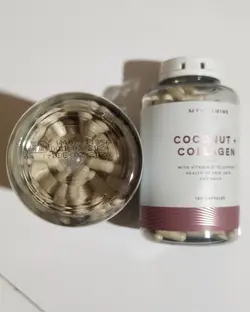 کپسول کوکونات کلاژن مای ویتامینز 180 عددی (اصل انگلیس )ضمانت مرجوعی کالا در صورت اصل نبودن Coconut Collagen My Vitaminsتاریخ بالا