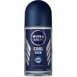 مام رول ضد تعریق مردانه نیوا 48 ساعته مدل کول کیک حجم 50 میل(آلمان) ا Nivea Cool Kick Deodorant Roll On 48h for Men 50ml