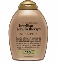شامپو اـو- ج-jی ای-کk-س بدون سولفات تقویت و صاف کننده کراتین تراپی OGX حجم 385 میل