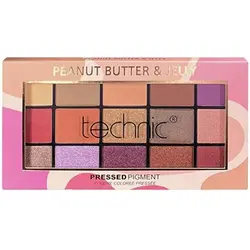 پالت سایه چشم مات پینات باتر اند جلی تکنیک 15 رنگ اورجینال ا Peanut Butter & Jelly Matte eyeshadow Palette technic 15 Color