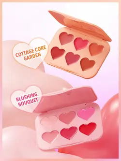 Flush Crush Cream Blush Palette-sheglamرژگونه کرمی قلبی 6رنگ شیگلم - فروشگاه نیواسان