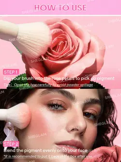 رژگونه گل رز شیگلم(Pink Ribbon Rose Blush sheglam) - فروشگاه نیواسان