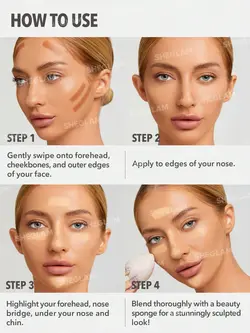 کانتور استیکی دوطرفه شیگلم (contour stick double ended sheglam) - فروشگاه نیواسان