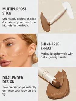 کانتور استیکی دوطرفه شیگلم (contour stick double ended sheglam) - فروشگاه نیواسان