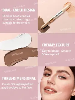 کانتور و هایلایتر بینی شیگلم (contour & Highlight pen sheglam) - فروشگاه نیواسان