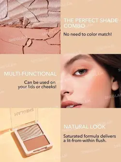 هایلایتر و رژگونه پودری شیگلم (Highlighter and blush sheglam) - فروشگاه نیواسان