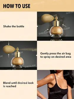 هایلایتر بدن، مو و صورت شیگلم (GO GO GLOW HIGHLIGHTING Body Mist SHEGLAM) - فروشگاه نیواسان