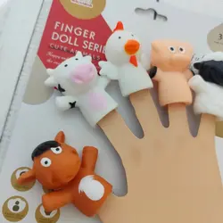 عروسک انگشتی سیلیکونی 5 عددی