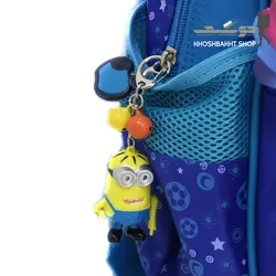 کوله پشتی چرخدار مدل مینیون ها همراه با جامدادی