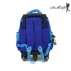 کوله پشتی چرخدار مدل مینیون ها همراه با جامدادی