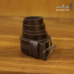 کمربند چرم تبریز کد 01