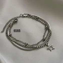 دستبند سه لاین ستاره کد۱۴۷