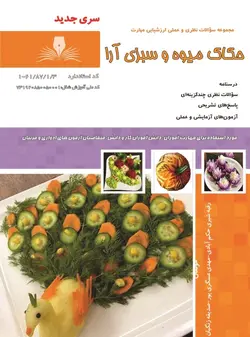 تست حکاک میوه و سبزی آرا