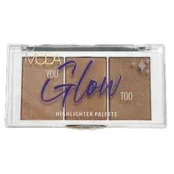 پالت هایلایتر پودری GLOW مدا